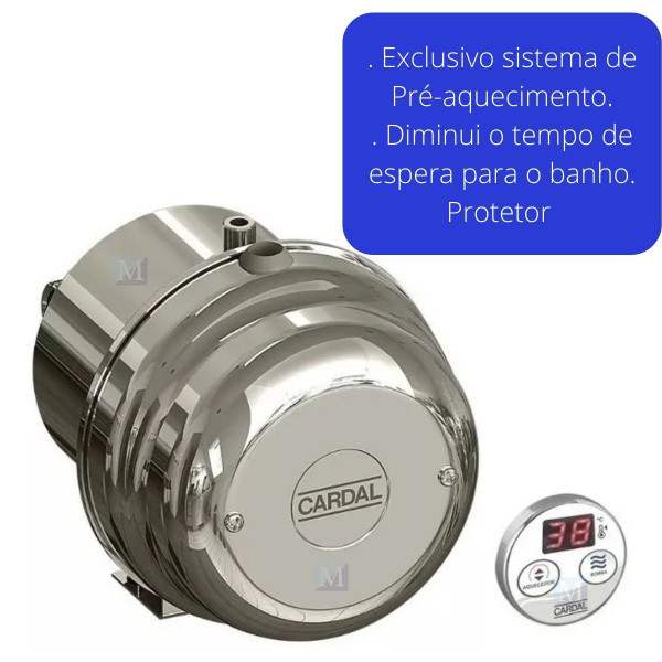Aquecedor Hidro Digital INOX - 5,1kW/127V