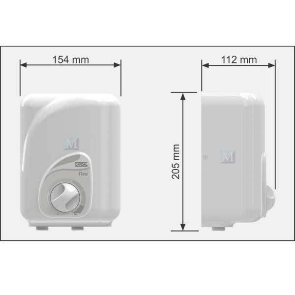 Aquecedor central para banheiro 8 Temperaturas 220v / 8,2kW Cardal