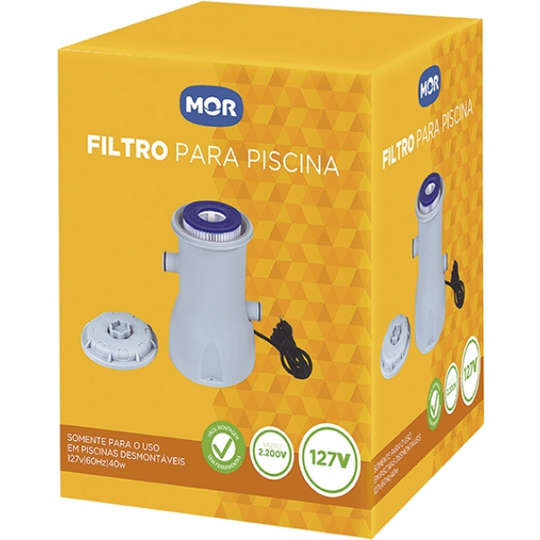 Filtro para Piscina inflável - Mor - 220v