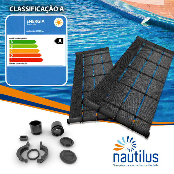 Aquecedor Solar para piscina Nautilus 2,00 x 1,12 cm