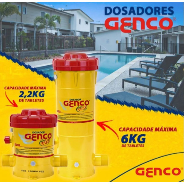 Dosador de cloro Tablete GENCO® T03
