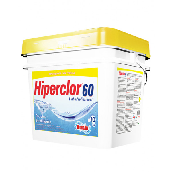 Cloro granulado Hiperclor 60 -10kg Hidroall