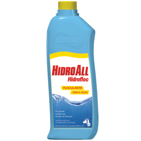 Clarificante hidrofloc tripla ação 1 Litro Hidroall