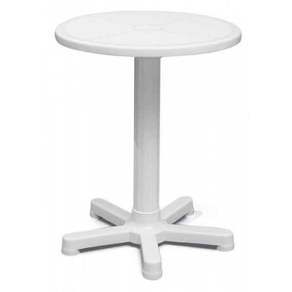 Mesa Redonda Tramontina Capri Basic Branco