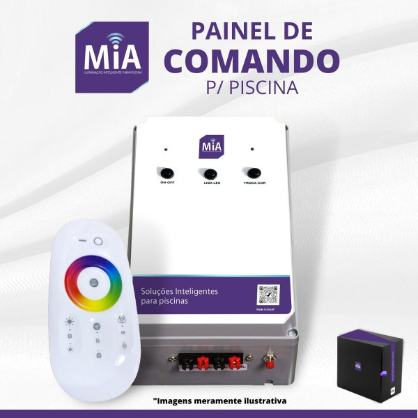 Painel de Comando MIA Basic 30A Até 216W com Controle Remoto RGB