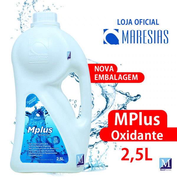 Kit M20 Sanitizante + MPlus Oxidante + Mfloc clarificante Maresias Refil