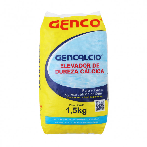 kit 2unid Corretivo Dureza Cálcica Gencalcio Genco 1,5 kg