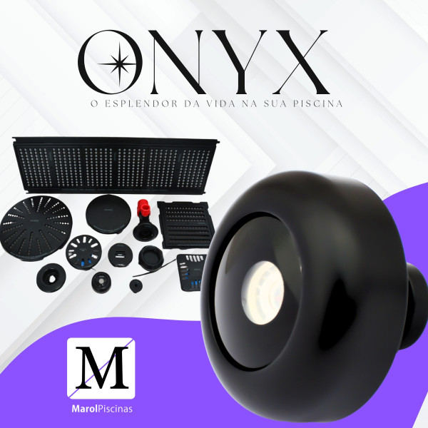 Grelha Modular Onyx Preto Fosco Anti turbilhão 15 x 60