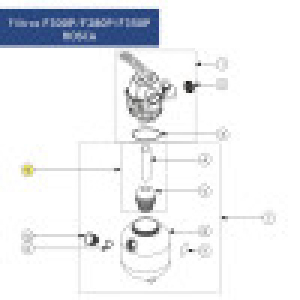 Sistema Drenante Completo para filtro F280 Nautilus