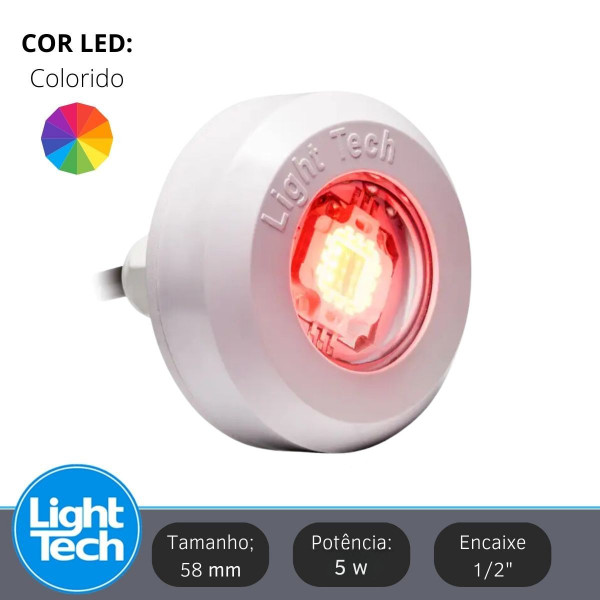 Tiny Led 5w Rgb para piscina Light tech