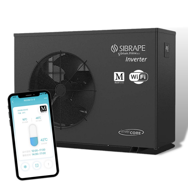 Trocador de calor Sibrape Inverter WIFI ORTUM PRIME S31 até 41m³