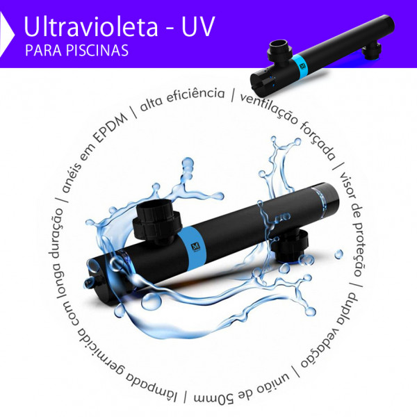 kit Filtro 19 TP JACUZZI E Bomba 3/4 cv e Ultra Violeta UV-C Completo para piscinas até 76.000 litros