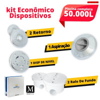 Kit Completo De Acessorios Para Piscinas Até 50 Mil Litros