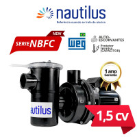 Bomba piscina Nautilus NBFC 1,5 cv Auto-escorvante