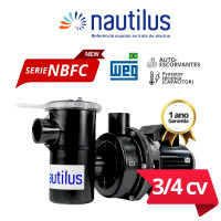 Bomba piscina Nautilus NBFC 3/4 cv Auto-escorvante