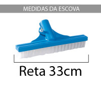 Escova Sodramar nylon 33cm Reta