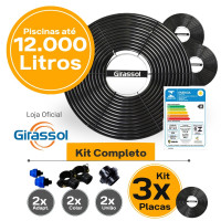 Kit Aquecimento Solar Piscinas até 12.000 L 