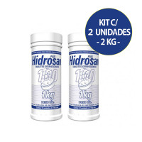 kit 2 Hidrosan Plus 10 Pastilhas Efervescentes 1 kg Hidroall