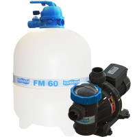 Kit Filtro FM-60 e Bomba 1,0 CV (Bmc-100) para piscinas de até 113.000 Litros - Sodramar