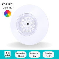 Led para piscina 6w RGB ABS 90mm Great Pool SMD
