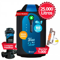 kit Blue Star 1000 Panozon Ozônio para piscinas + Dosador  Até 25.000 Litros