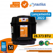 Trocador de Calor Nautilus Terma Max 28.373 btus para piscinas até 40 mil Litros