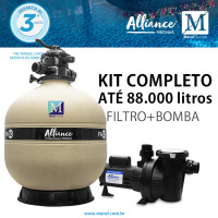 Kit Filtro Bomba para piscinas de até 88.000 litros Alliance