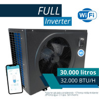 TROCADOR DE CALOR FULL INVERTER c/ Wifi ATÉ 30M³ 32.000 BTU/H Light tech